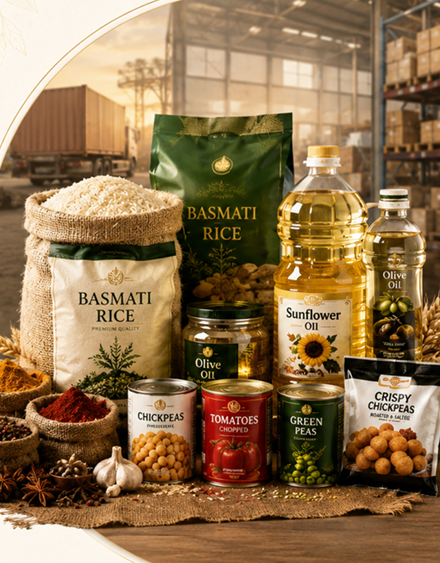 Complete foodstuff trading solutions products display