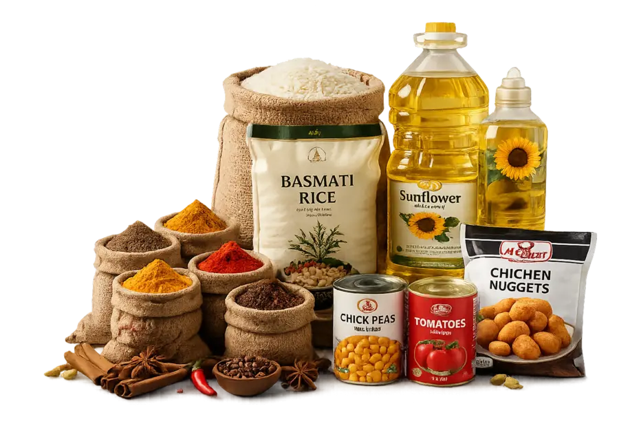 Wholesale foodstuff trading products